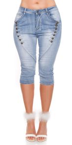CURVY Girls_Trendy_capri_Jeans_w_decobuttons__Color_JEANSBLUE_or black Size_: 42 44 46 48