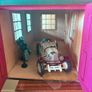 Stunning approx 140cm high 4 story extra large Georgian dolls house with contents, servants quarters and separate garage Image 9