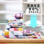20 Heavy Duty Vacuum Storage Bags Set with Pump Image 4