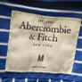 Abercrombie & Fitch striped logo button-up Shirt 100% cotton - size: M Image 2
