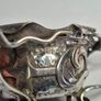 Sterling Silver three handled Irish design hammered finish bowl 1902 Image 4