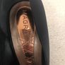 Black material shoe with beaded front Image 5