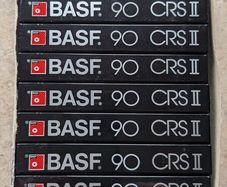 New sealed BASF 90 CRS II Tapes (9 available)