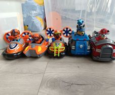 Paw patrol cars.
