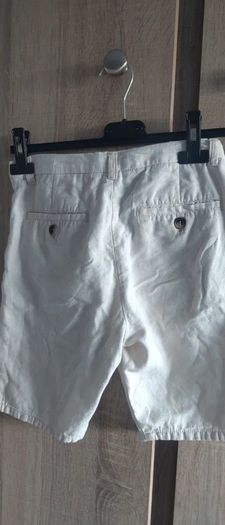 Linen cotton shorts beige boy 122 cm