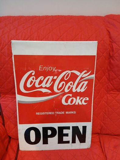 vintage coca cola sign