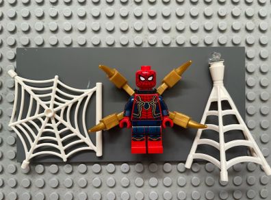 lego super heroes sh0510 Iron Spider-Man minifigure- Mechanical Arms with Barbs