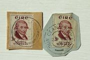 2 Arthur Guinness stamps 1959 used