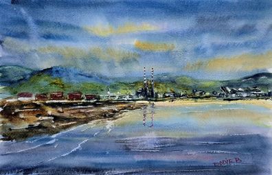 poolbeg watercolour