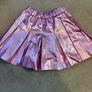 girls pink Zara skirt and white top Image 3