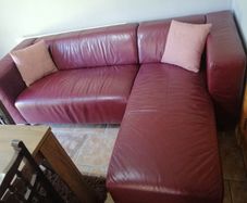 FREE Leather Corner sofa