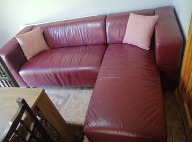 FREE Leather Corner sofa