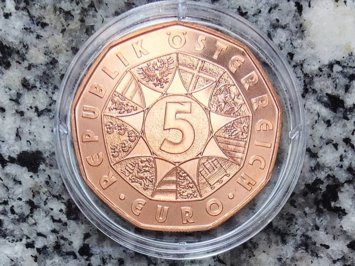 Austria 5 Euro Copper (.999) Uncirculated Coin 2017 - Easter Lamb - Easter Coins