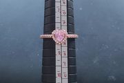 Pandora Pink Hearted Ring