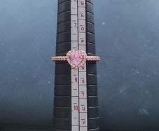 Pandora Pink Hearted Ring