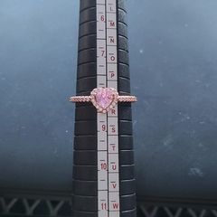 Pandora Pink Hearted Ring