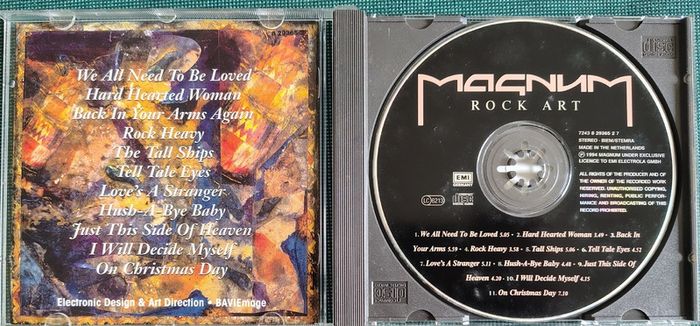 Magnum - Rock Art CD (1994) AOR Hard Rock EX+ Hard To Find
