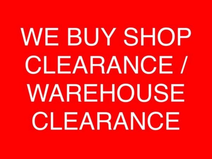 We Buy Business And Warehouse Stock And Fittings