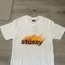 Stussy flame t-shirt cotton BNWT Image 2