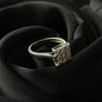 9ct white gold and Diamond Ring Image 5