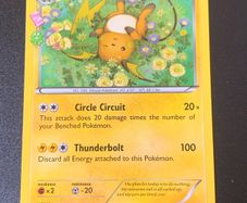 pokemon card Raichu RC9/RC32