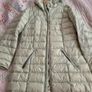 Light feather jacket size 12 minty colour Image 2