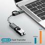 4753 USB C Adapter 2 in 1 Micro USB Cable to USB 3.0 Adapter OTG for Type-C Image 4