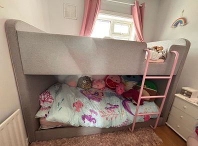 Pink and Grey VERY Home Girl's Bunk Bed