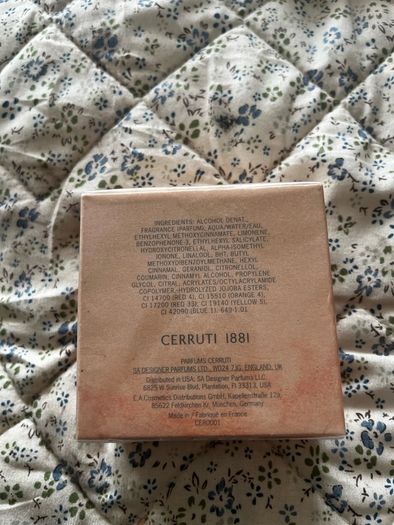 Cerruti 1881 Eau de Toilette