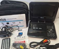 Complete Portable DVD Player Bundle + 8 Disney & Kids Movies (Perfect for Road Trips!)