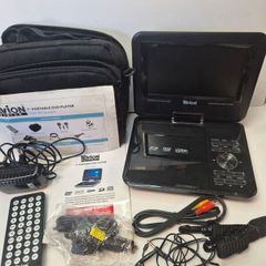 Complete Portable DVD Player Bundle + 8 Disney & Kids Movies (Perfect for Road Trips!)