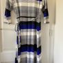 3/4 length sleeve wrap dress Image 6