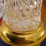 Irish Killarney Hand Cut Crystal Glass Vase With 24ct Gold Finish. In Mint Condition. Image 7