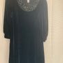 Love Label Blue Velvet Dress Image 2