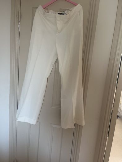 Zara cream trousers