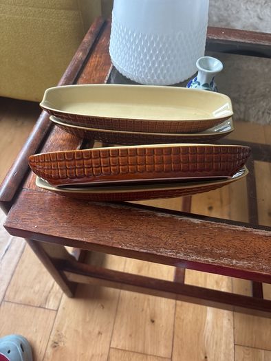 Vintage Corn on the Cob dishes