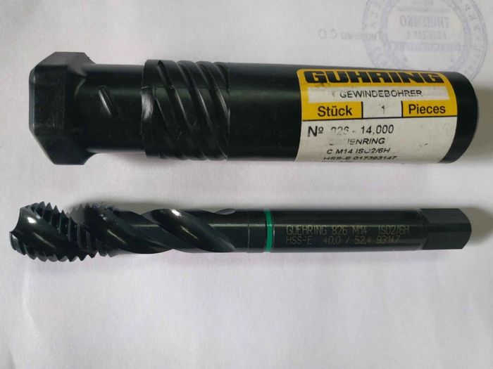 M14 Metric, Guhring Iso2/6h Spiral Flute Tap