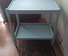 Vintage 2 tier Wooden Drinks Trolley