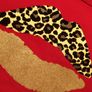 GUESS Lips T-shirt with Animal Print L Image 5