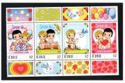 1998 Ireland Greetings Commemorative Stamps Booklet Pane Mint Never Hinged (MNH)