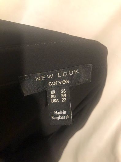 New Look black blouse (size 26)