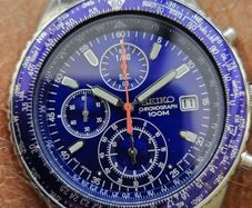 Watch Seiko Chronograph Pilot.