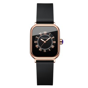 Women's Casual Waterproof Quartz Watch with Silicone Strap