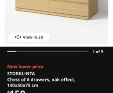 ikea malm chest of drawers