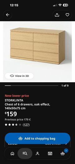 ikea malm chest of drawers