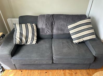 IKEA KIVIK Sofa and Chaise Lounge Grey
