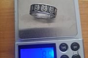 man silver ring