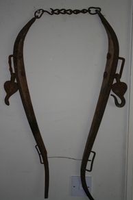 Vintage Wooden & Metal Horse Harness Hames