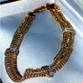 9ct Gold Gemset Woven Bracelet 4.60g 375 Hallmark Image 9