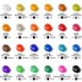 Acrylic paint Set 24 X 22ml Perfect for Canvas, Wood, Ceramic, Rock, Fabric & Crafts. Non-Toxic, Quick Dry & Vibrant Colours. Rich Pigments, Lasting Quality Image 3